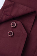 Maroon Refined Dress Shirt