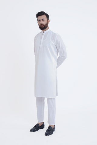 White Kurta KT240249-WT