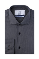 Black Patterned Dress Shirt