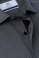 Black Patterned Dress Shirt