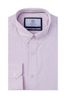 Pink Checked Dress Shirt