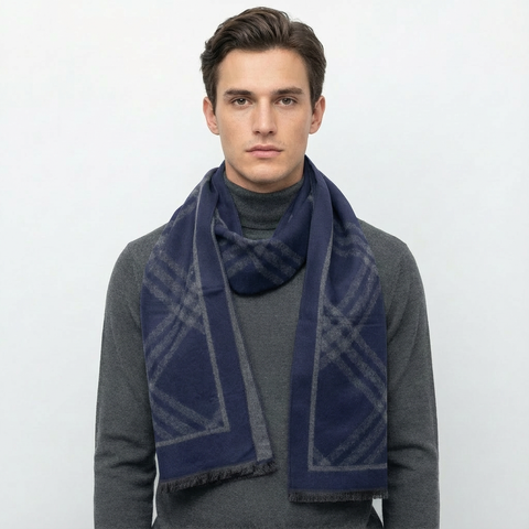 NAVY SCARF