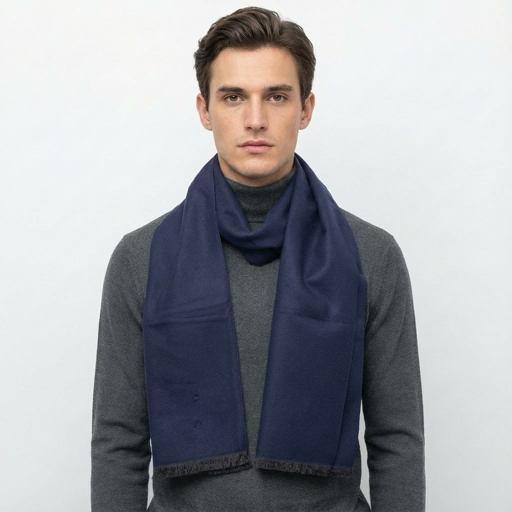 NAVY SCARF