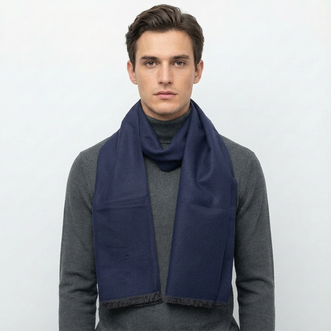 NAVY SCARF
