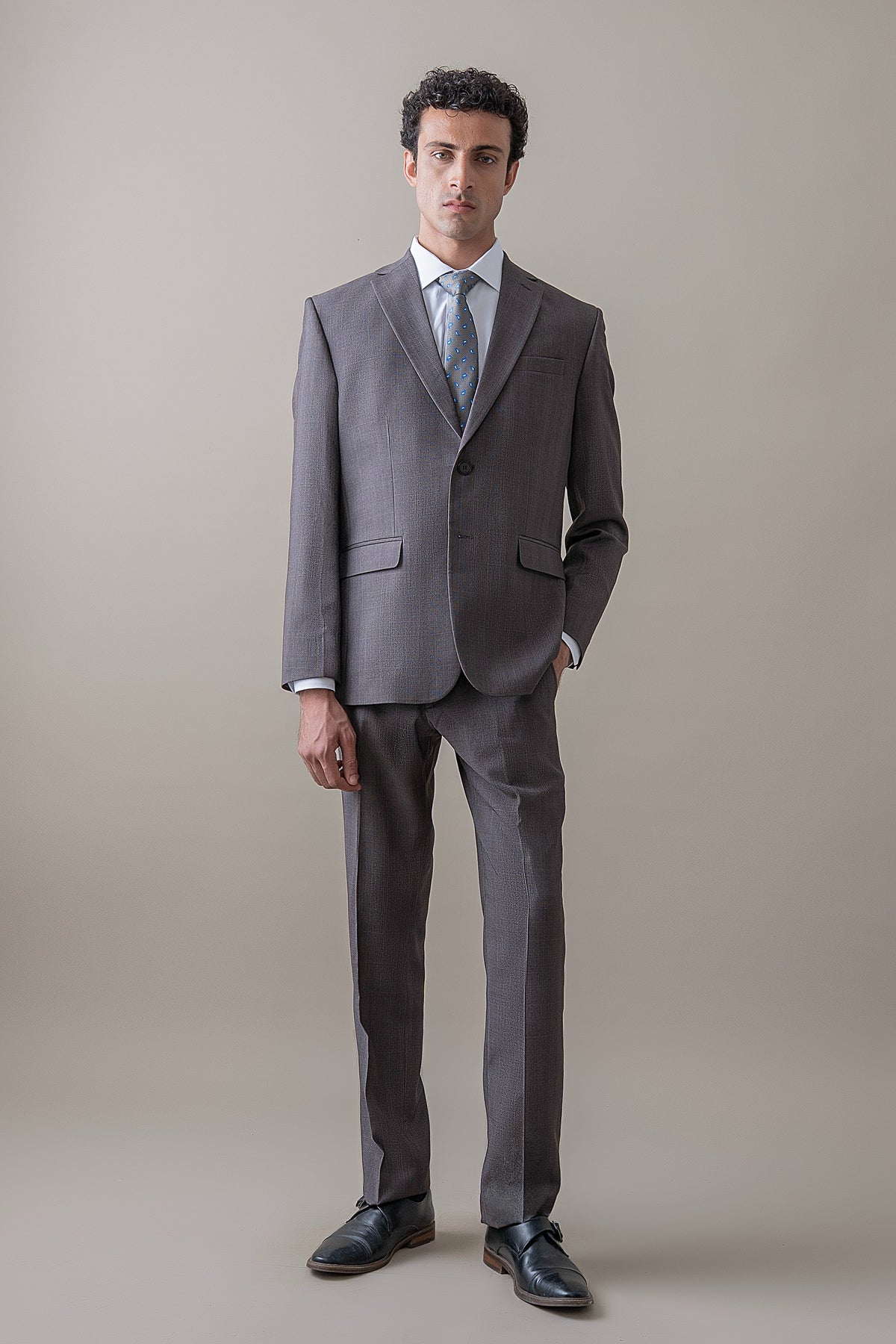 Brown Classic Suit