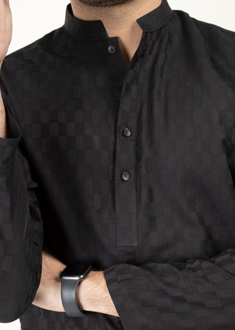 BLACK KURTA