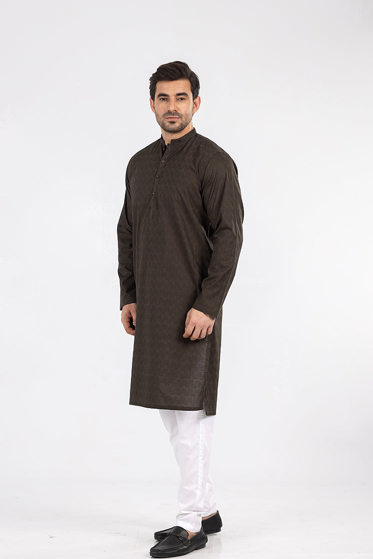 DARK GREEN KURTA