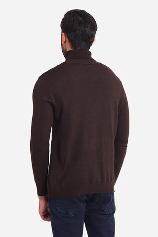 DARK BROWN SWEATER