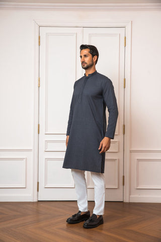 DARK GREY KURTA