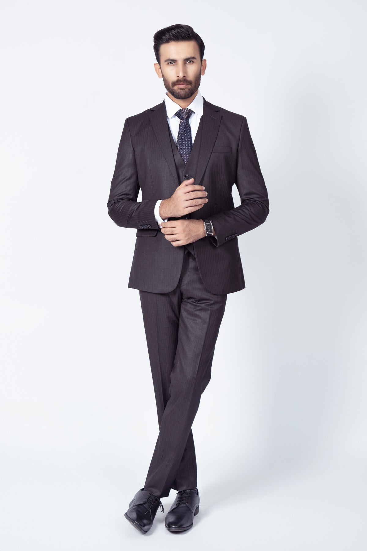 Charcoal Grey Suit 3FS240759-CG