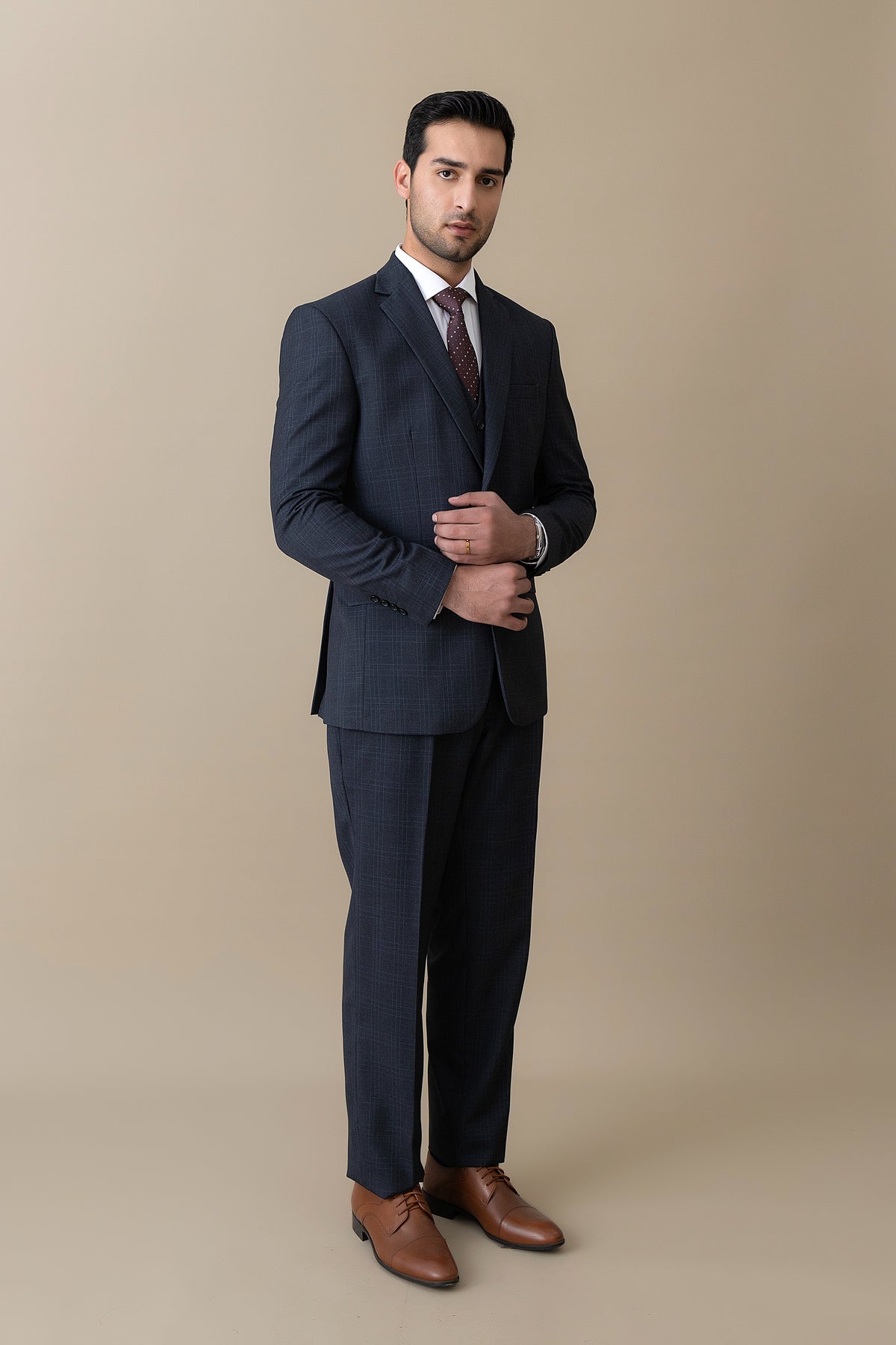 Charcoal Grey Imperial Suit