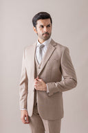 Beige Refined Suit