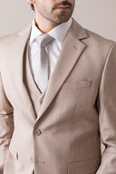 Beige Refined Suit