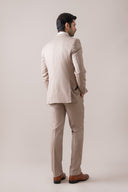 Beige Refined Suit