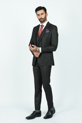 Slim Fit Charcoal Grey Suit 3SP5388-CG