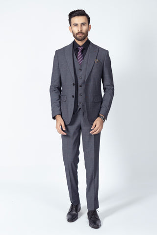 Dark Grey Suit 3SP7726-DGR