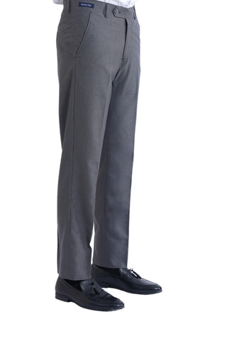 Grey Textured Dress Pant SDP240204-GR