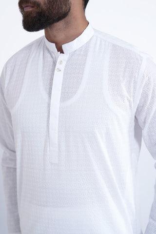 White Kurta KT240249-WT