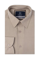 Beige Refined Dress Shirt