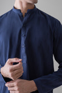 Navy Classic Kurta