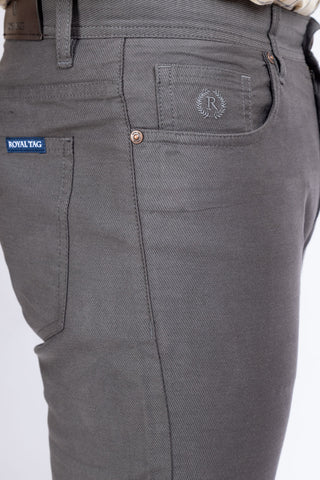 Grey Basic 5 Pocket Pant
