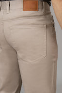 Beige Basic Pocket Pant
