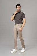 Beige Basic Pocket Pant