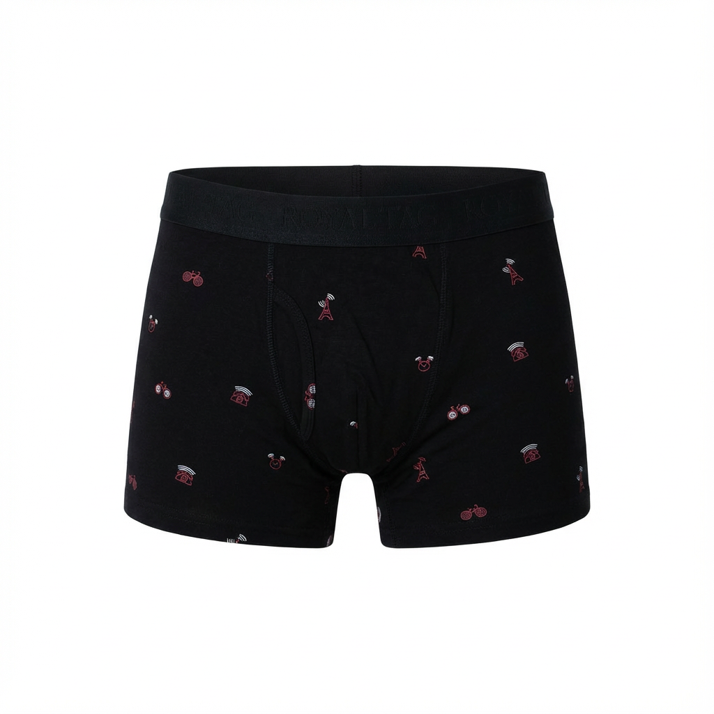 BLACK BOXER SHORT