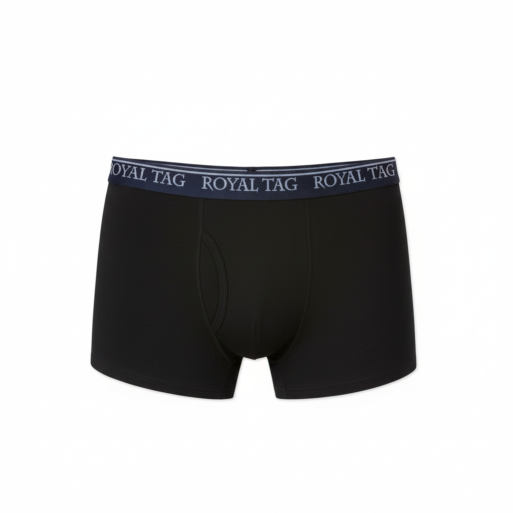 BLACK BOXER SHORT