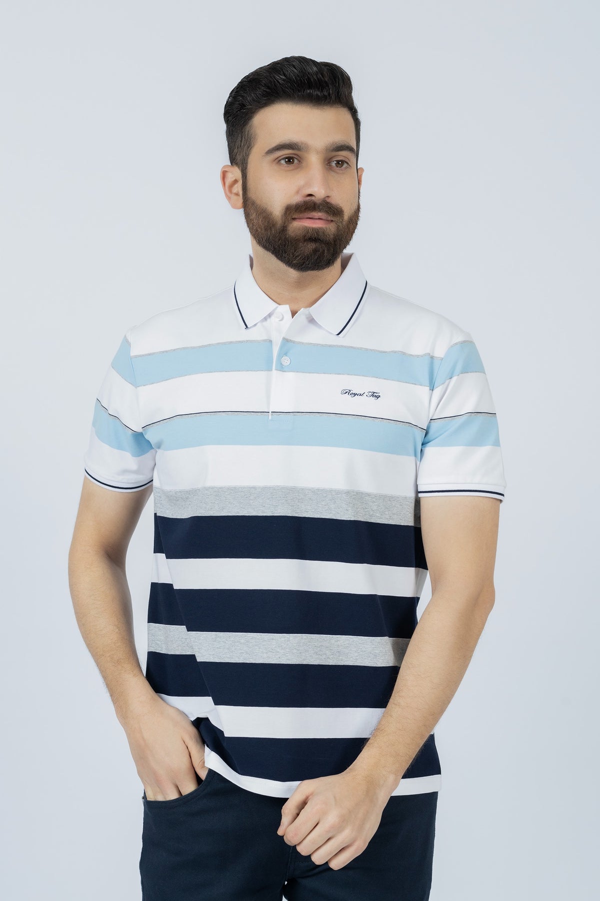 White Polo Shirt- CA05-WT