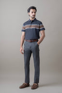 Charcoal Grey Imperial Polo
