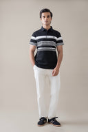 Black Refined Polo