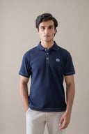 Navy Refined Polo