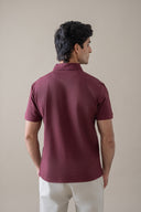 Maroon Refined Polo