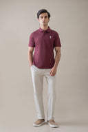 Maroon Refined Polo