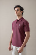 Maroon Refined Polo