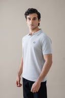 Light Grey Refined Polo