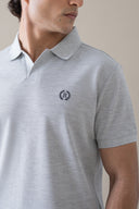 Light Grey Refined Polo