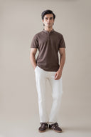 Dark Brown Signature Polo