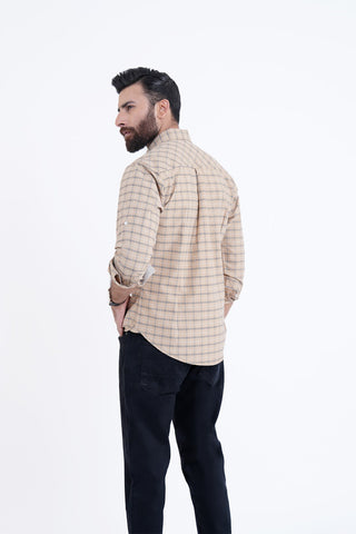 Khaki Check Casual Shirt CC240261-KHI