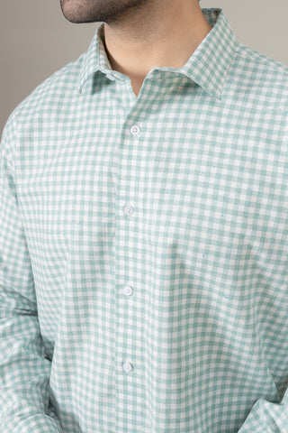 Light Green Casual Shirt