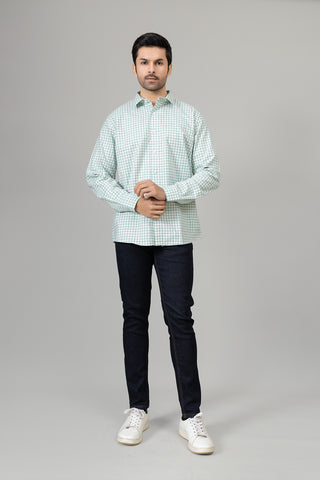 Light Green Casual Shirt