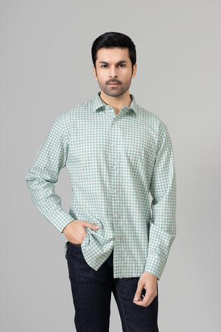 Light Green Casual Shirt