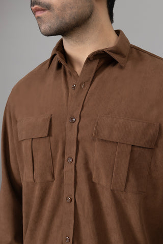 Dark Brown Casual Shirt