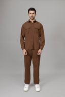 Dark Brown Casual Shirt