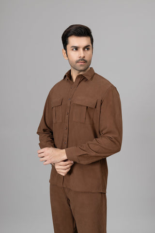 Dark Brown Casual Shirt