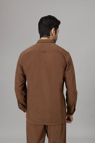Dark Brown Casual Shirt