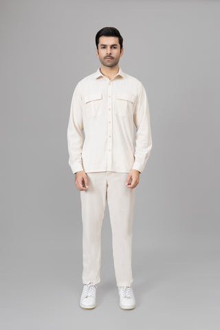 Off White Casual Shirt