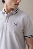 Light Grey Refined Polo