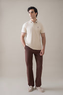 Beige Signature Polo